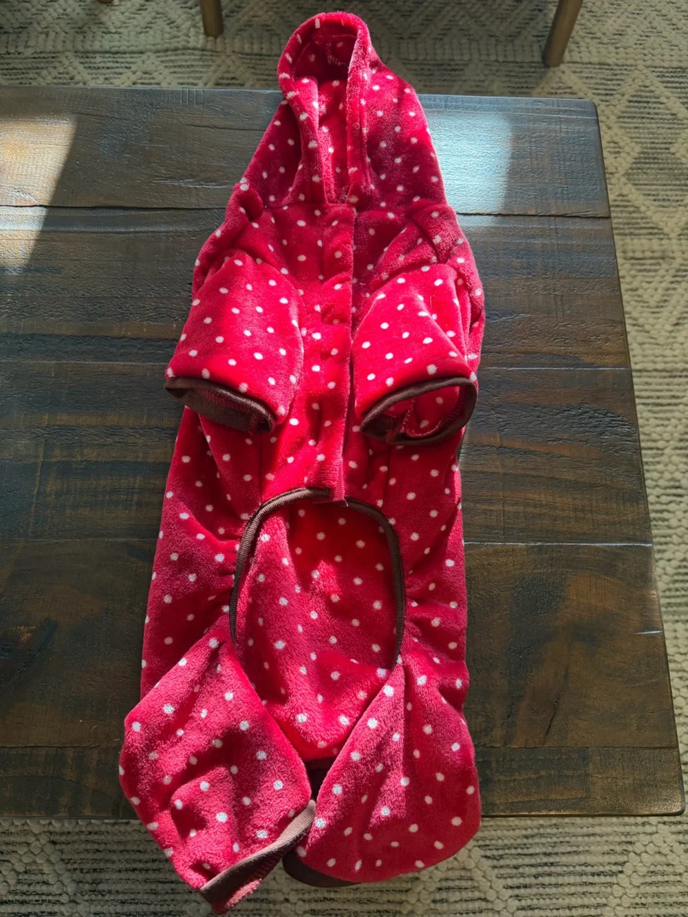 Kids Red Polka Dot Dress - L/G